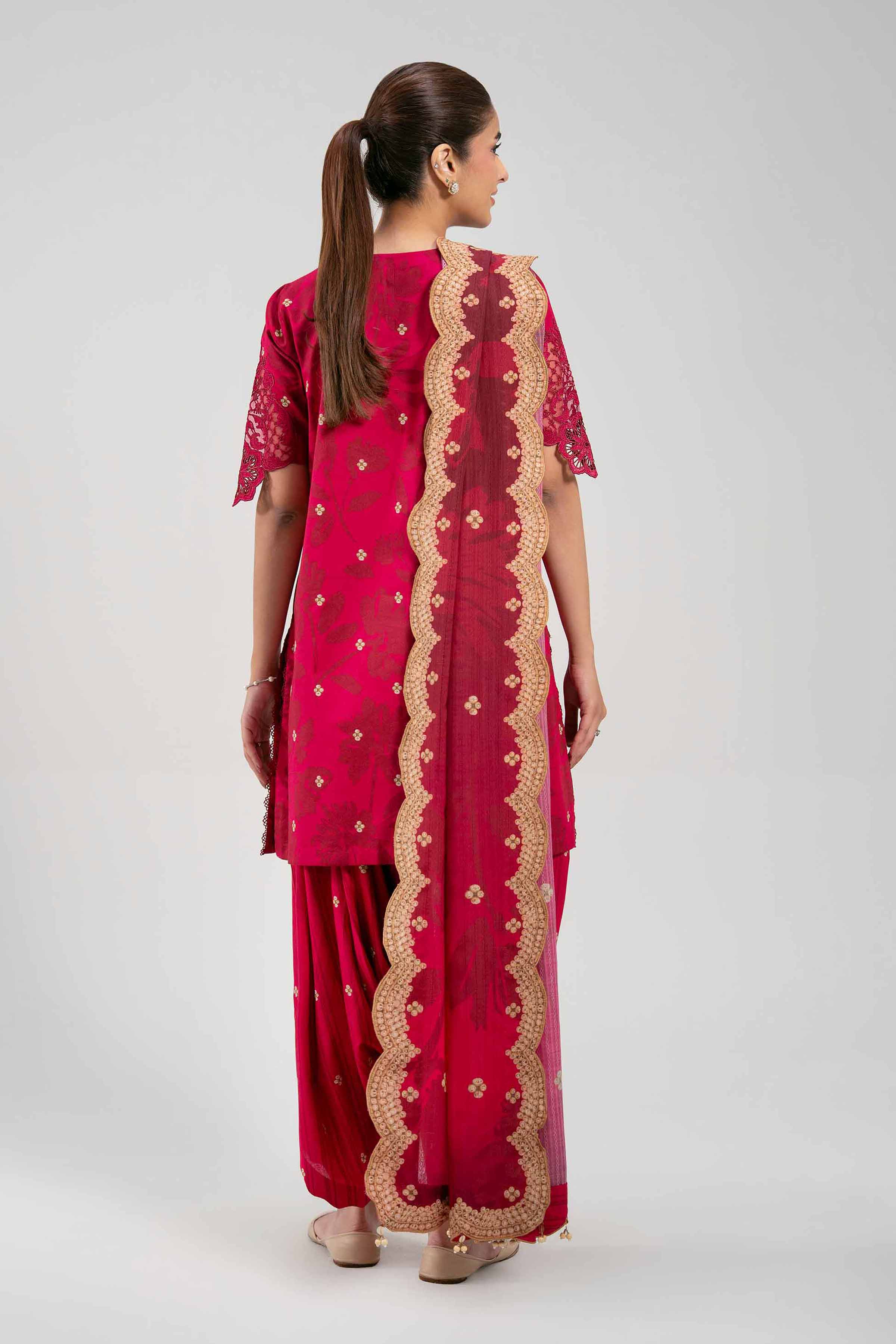 3 Piece - Digital Printed Embroidered Suit - 42601202 - Image 3