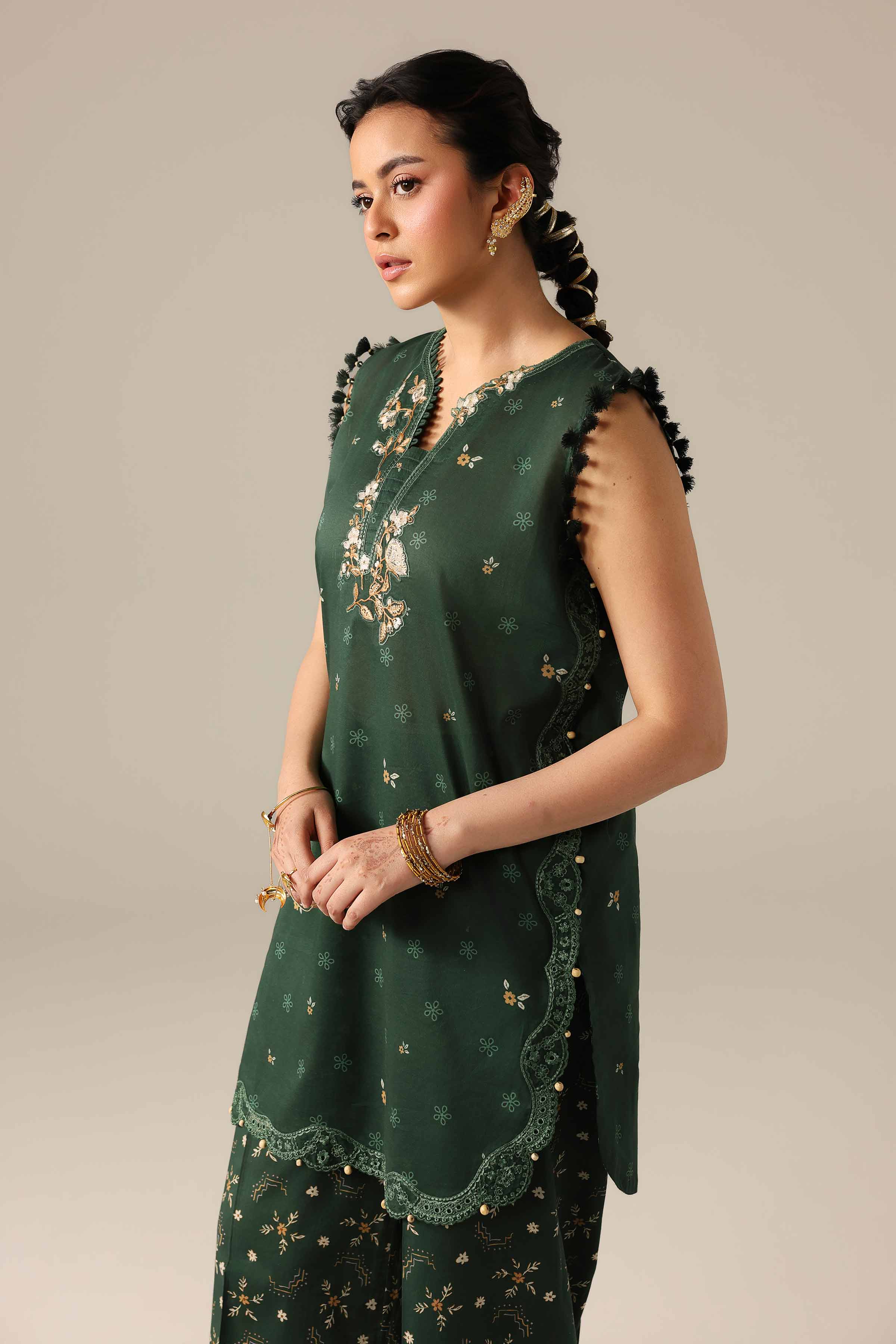 2 Piece - Printed Embroidered Suit - 42601665 - Image 4