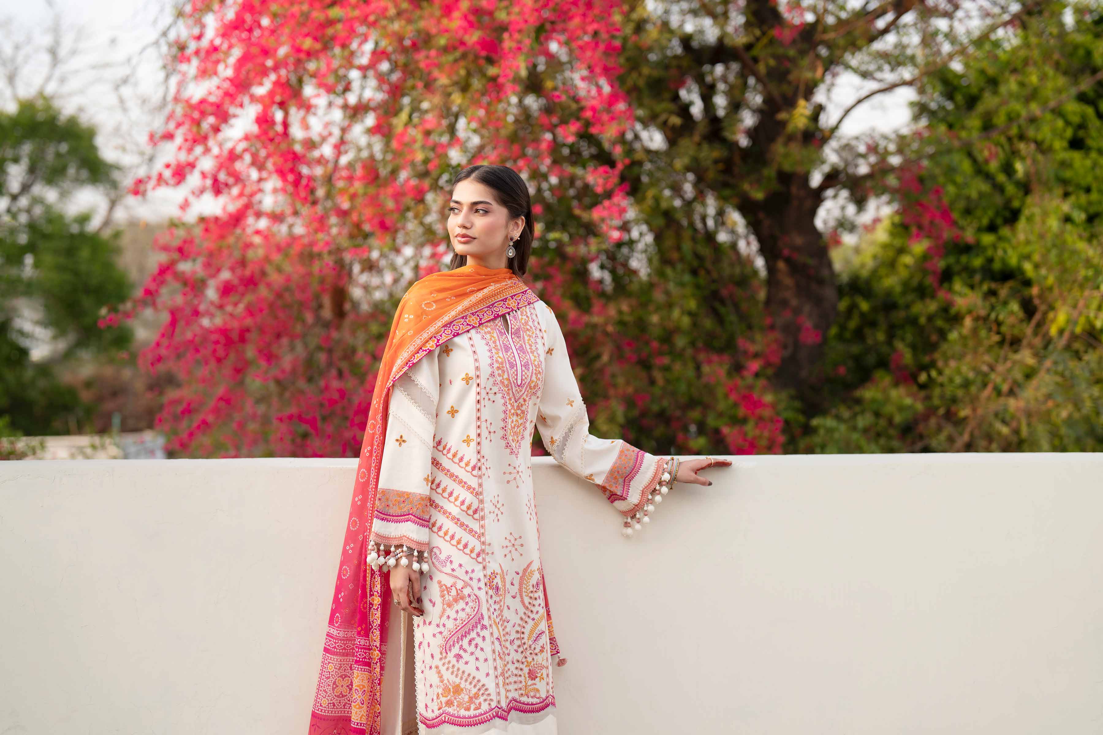 3 Piece - Digital Printed Embroidered Suit - 42601738 - Image 6