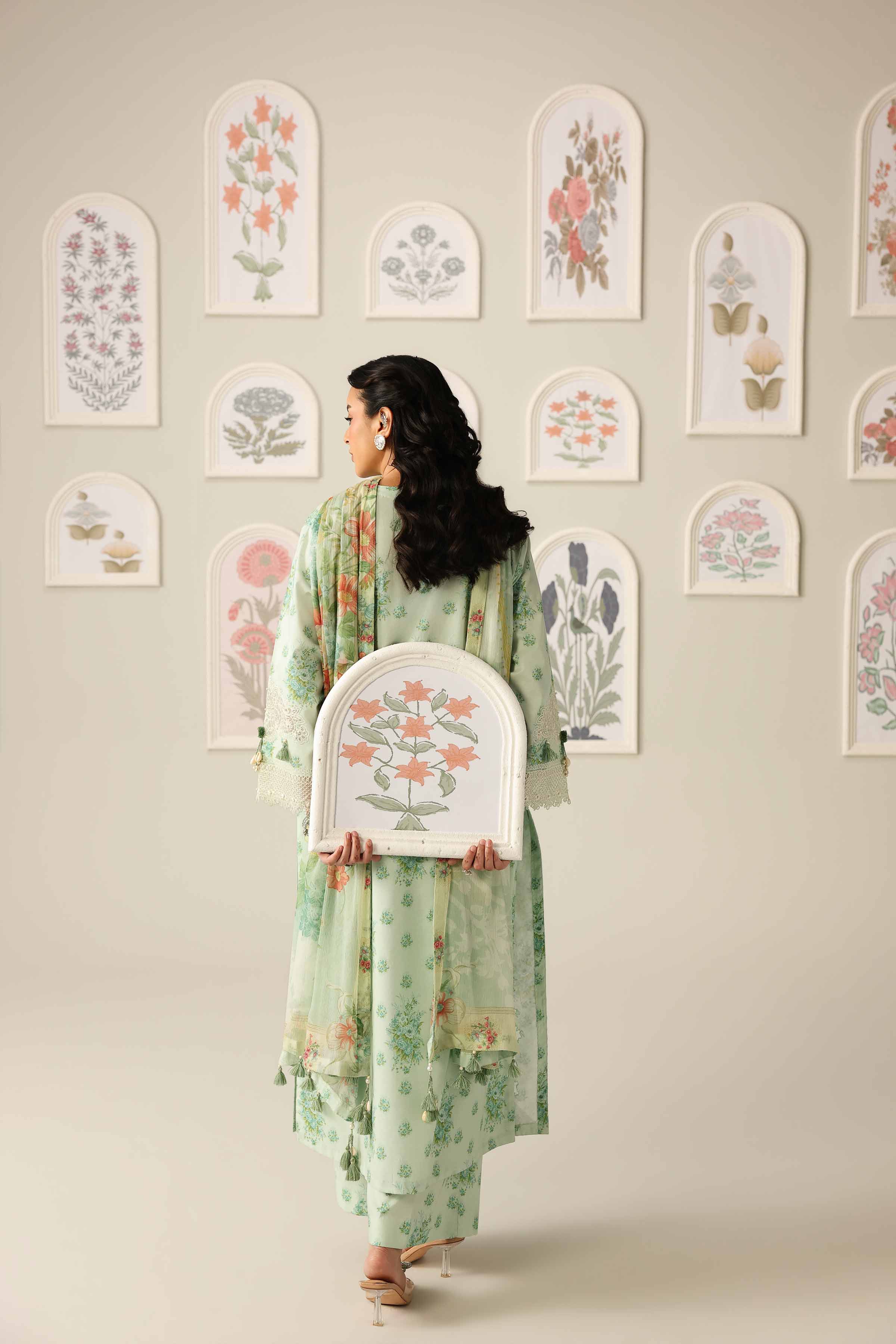 3 Piece - Digital Printed Embroidered Suit - 42601909 - Image 3