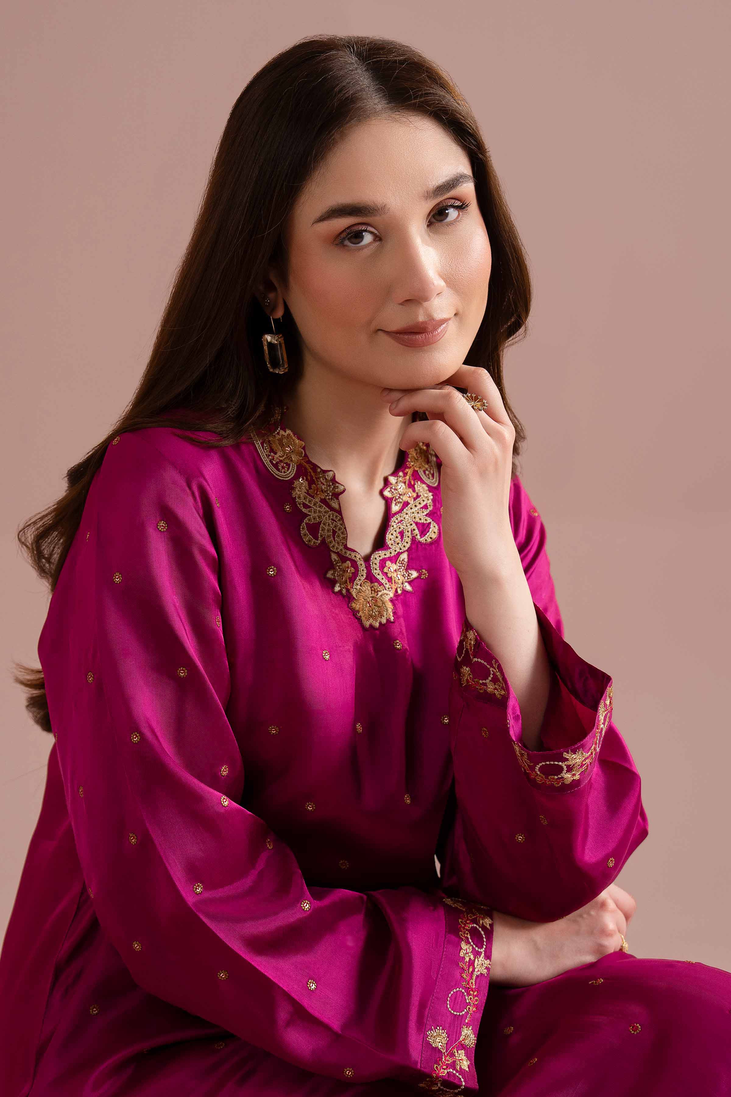 Embroidered Dress - FE26-09 - Image 6