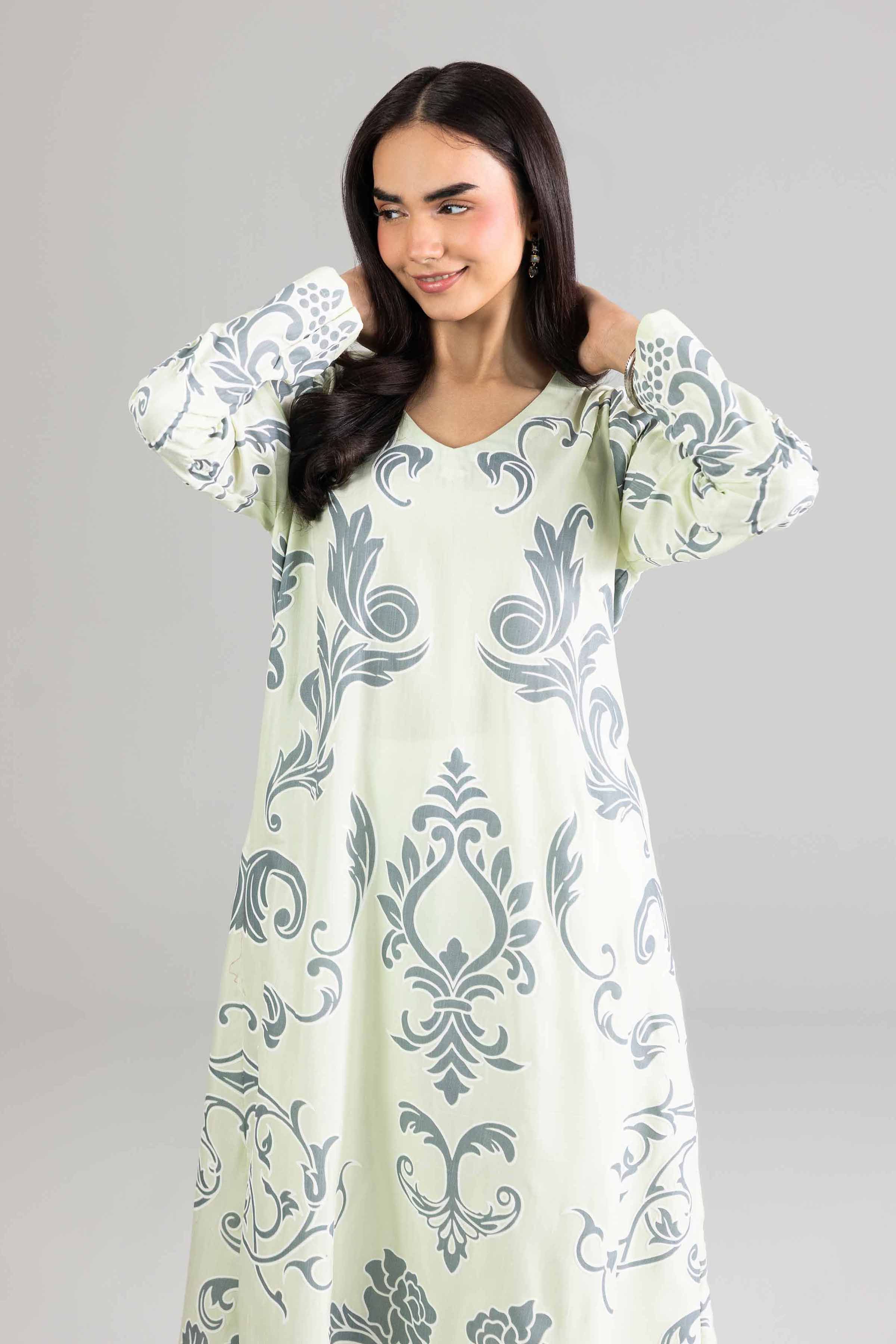 Printed Dress - FE26-53 - Image 6