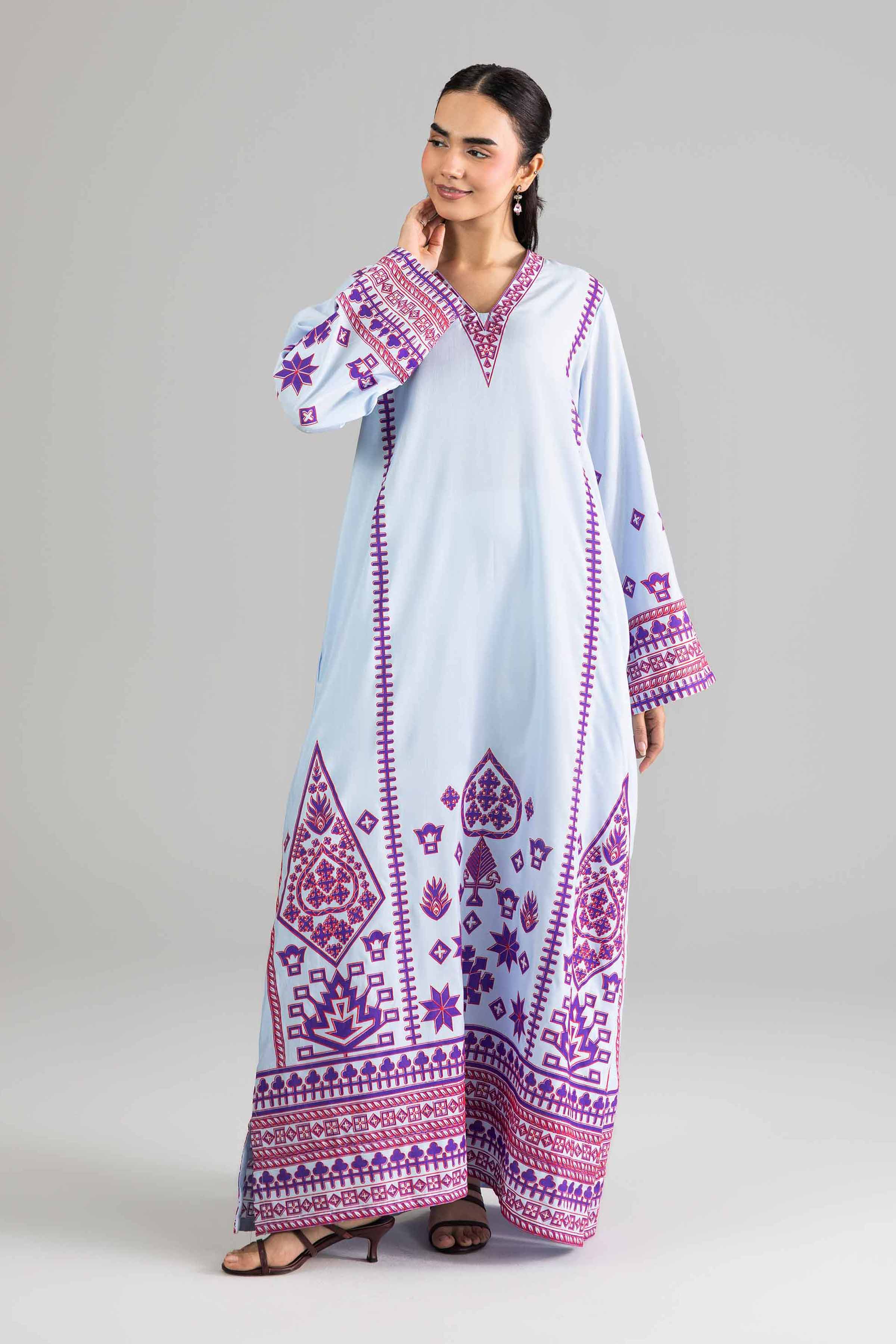 Printed Dress - FE26-78 - Image 5