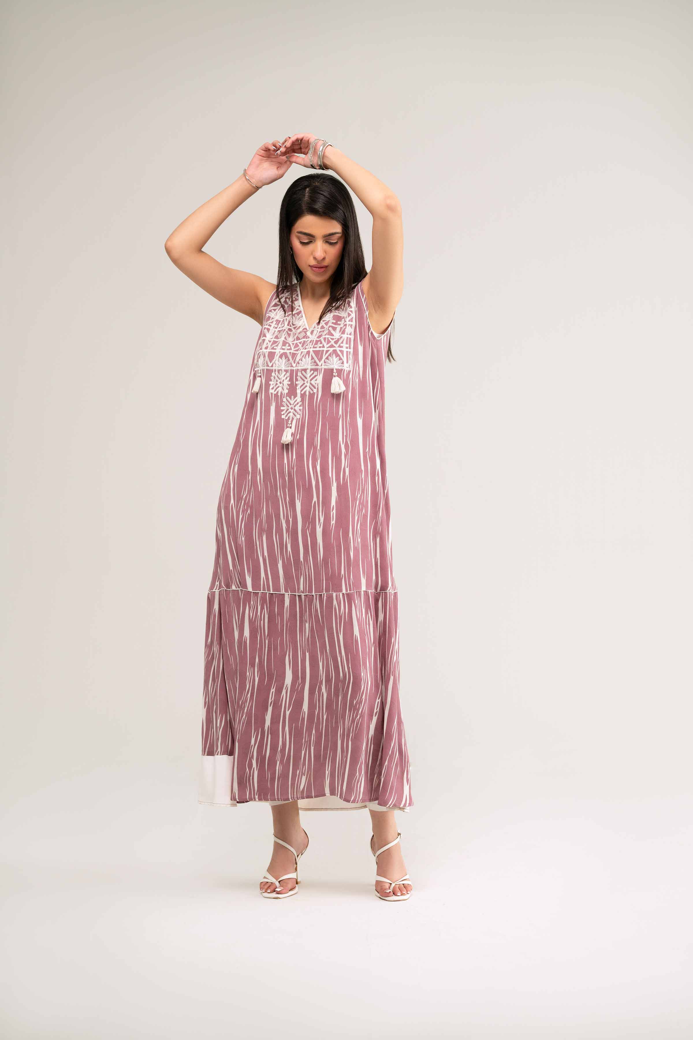 Embroidered Dress - FS25-07 - Image 4