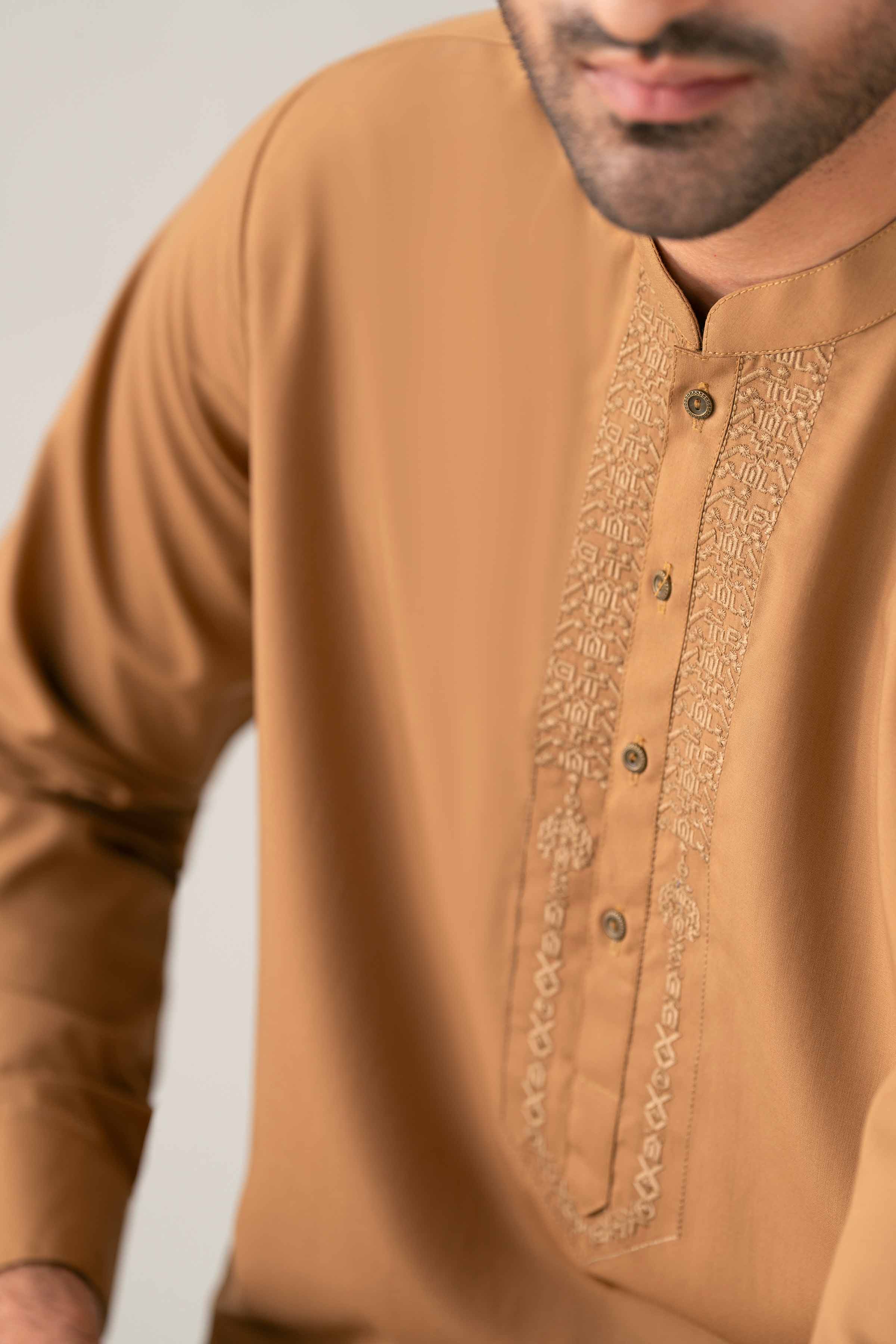 2 Piece - Embroidered Suit - NQ26-015 - Image 11