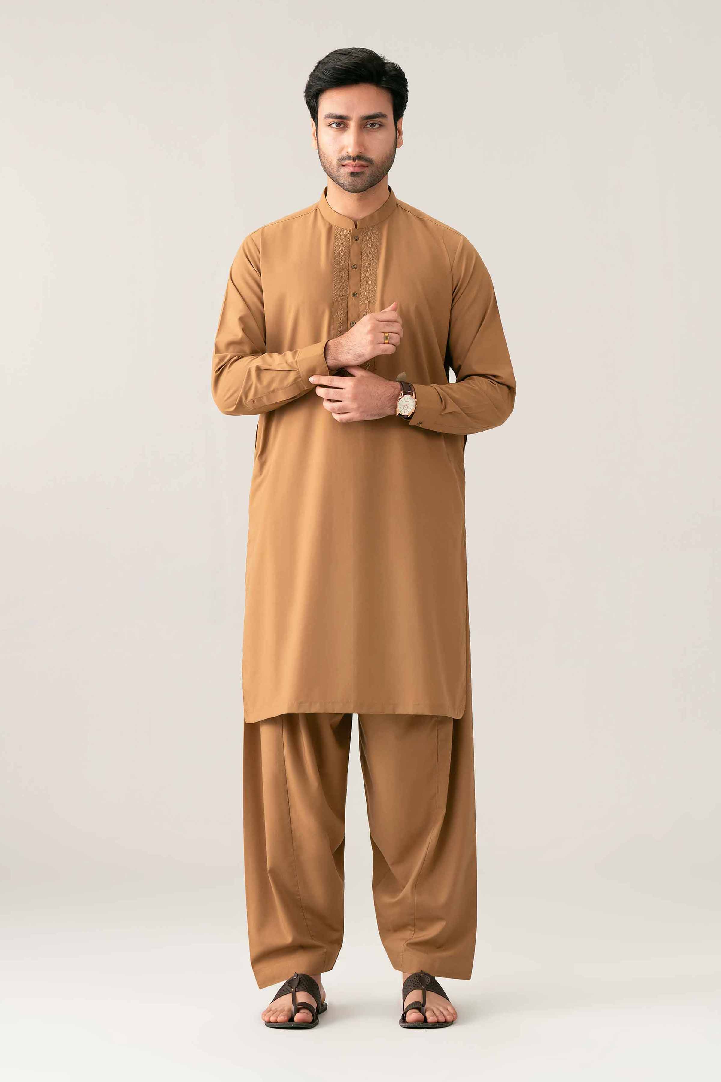 2 Piece - Embroidered Suit - NQ26-015 - Image 3