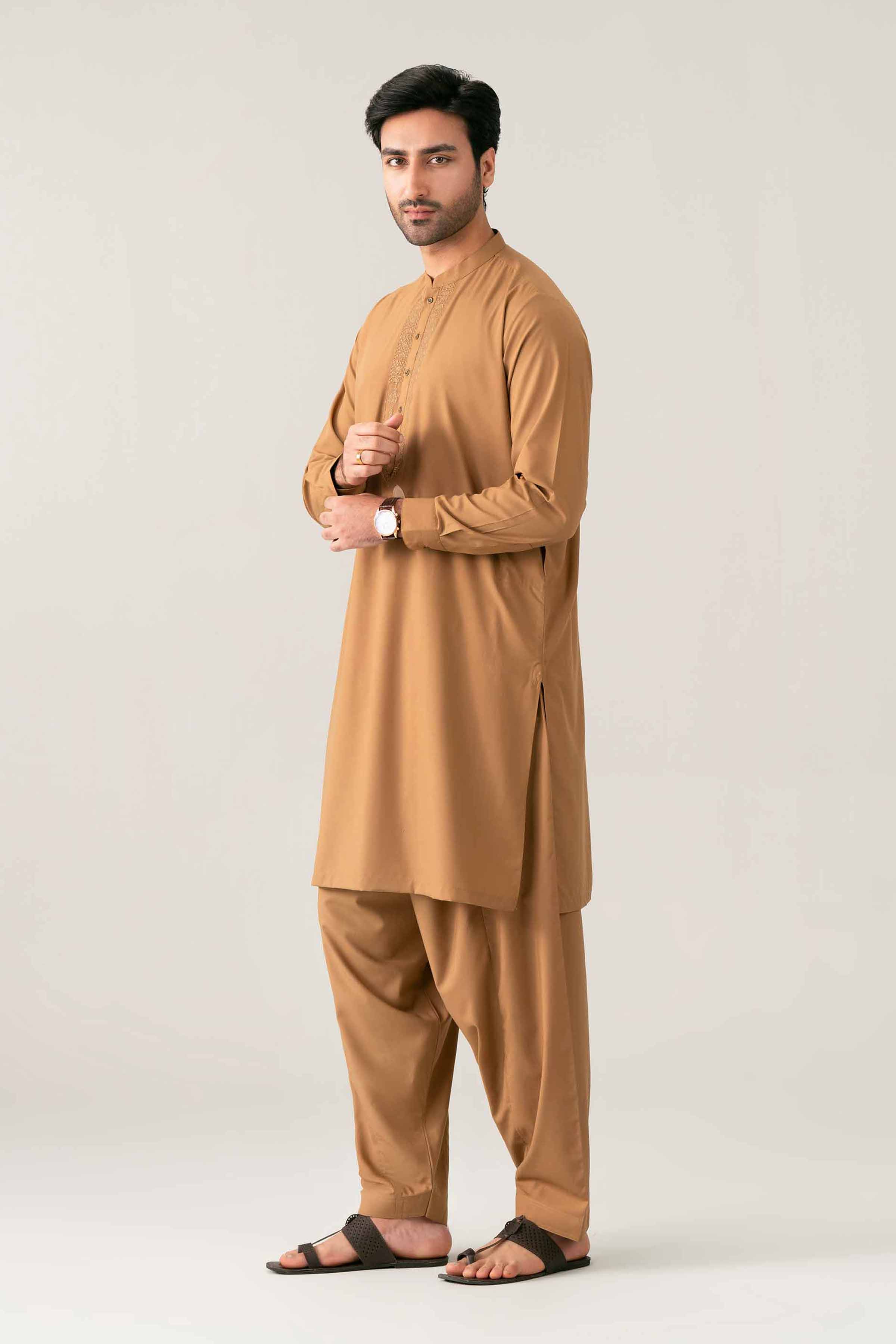 2 Piece - Embroidered Suit - NQ26-015 - Image 5