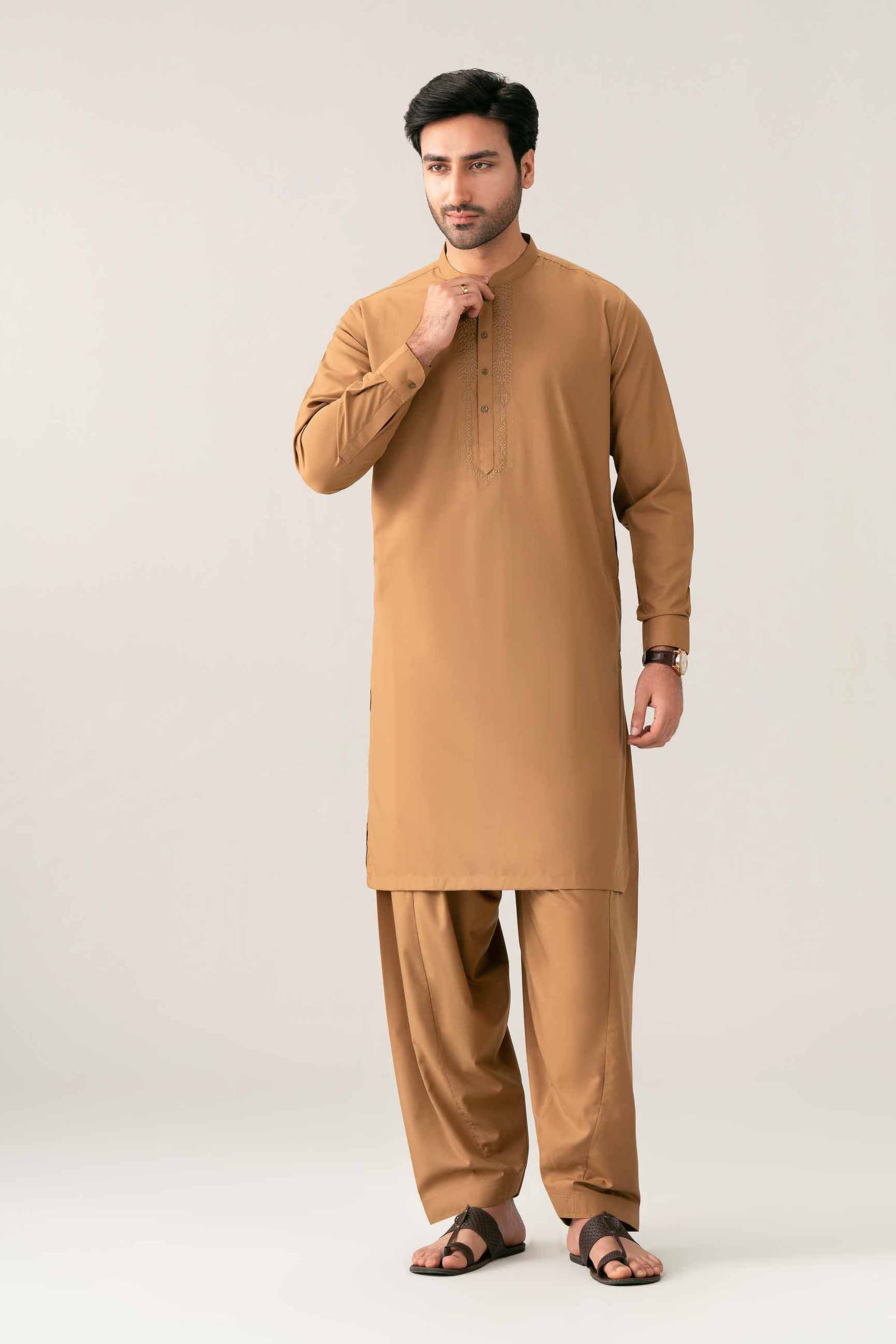 2 Piece - Embroidered Suit - NQ26-015 - Image 6