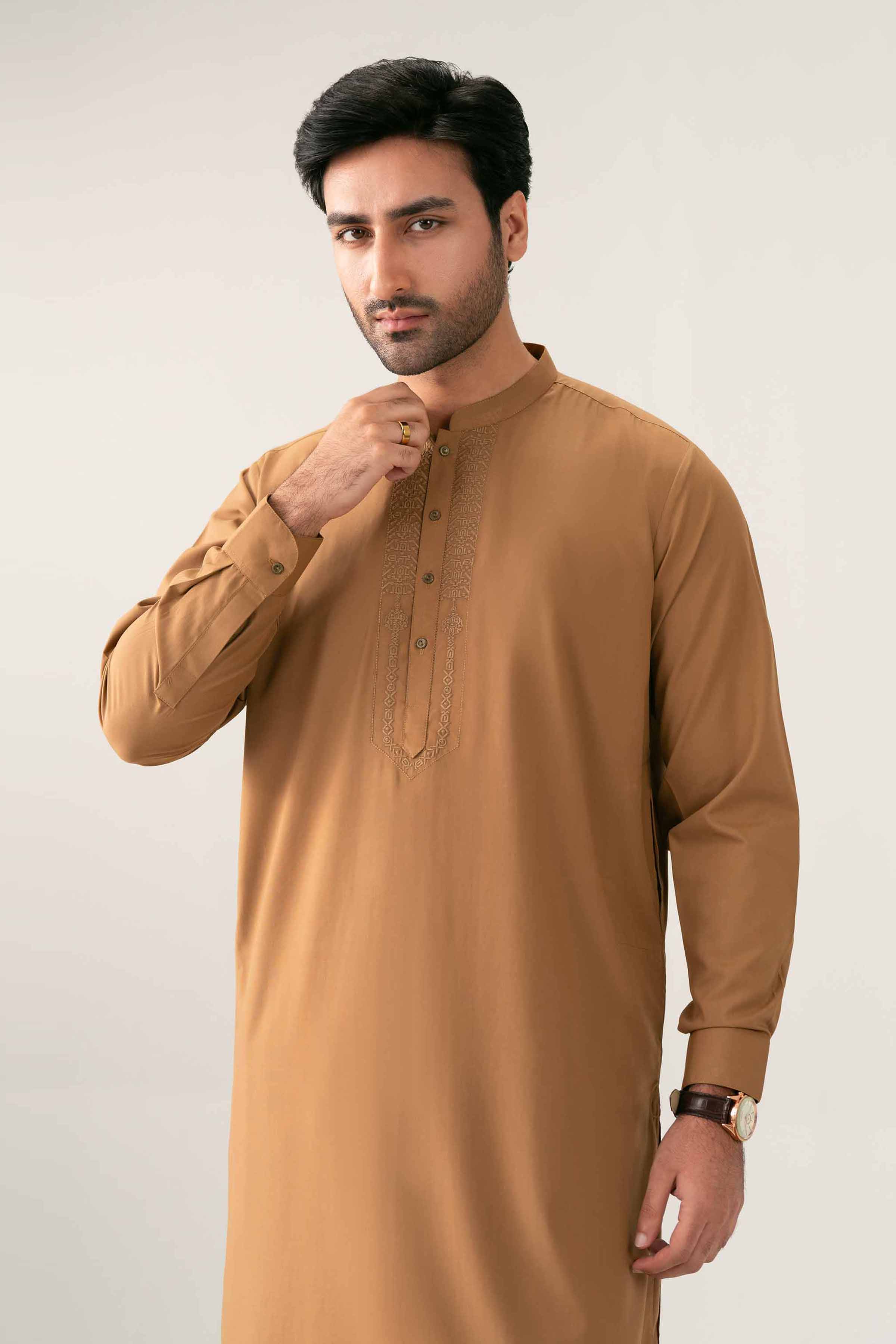 2 Piece - Embroidered Suit - NQ26-015 - Image 8