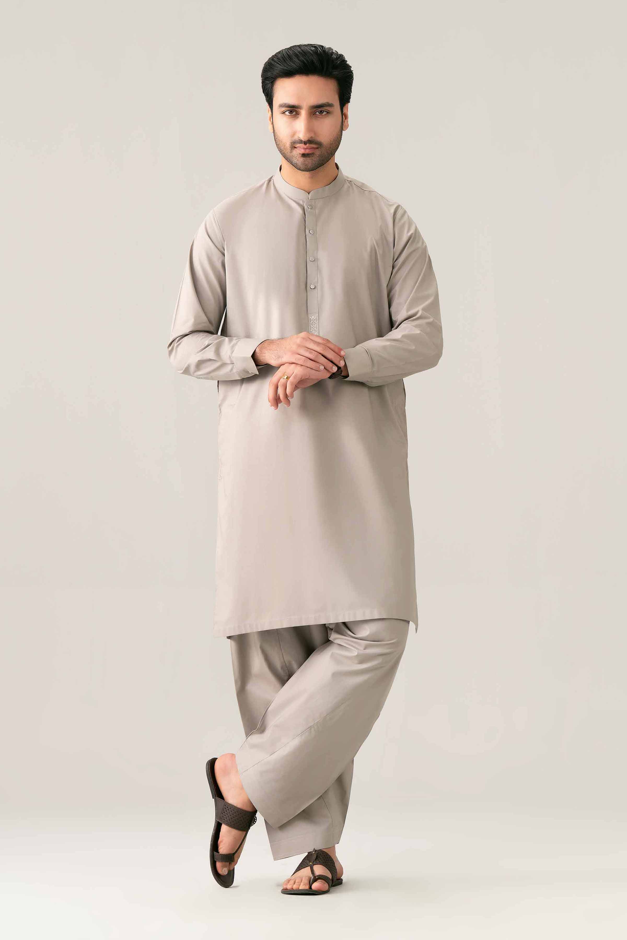 2 Piece - Embroidered Suit - NQ26-016 - Image 3