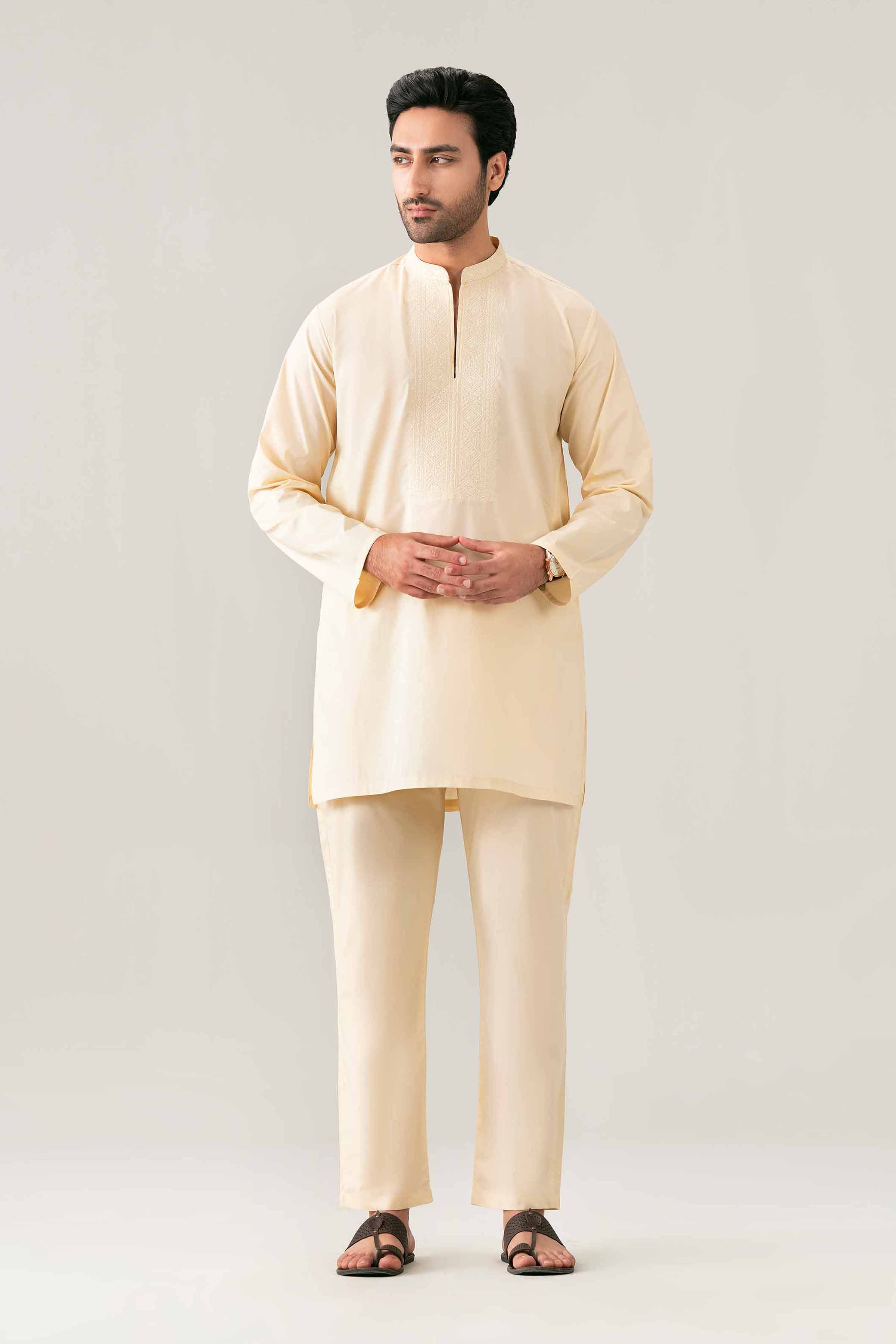 2 Piece - Embroidered Suit - NQ26-017 - Image 3