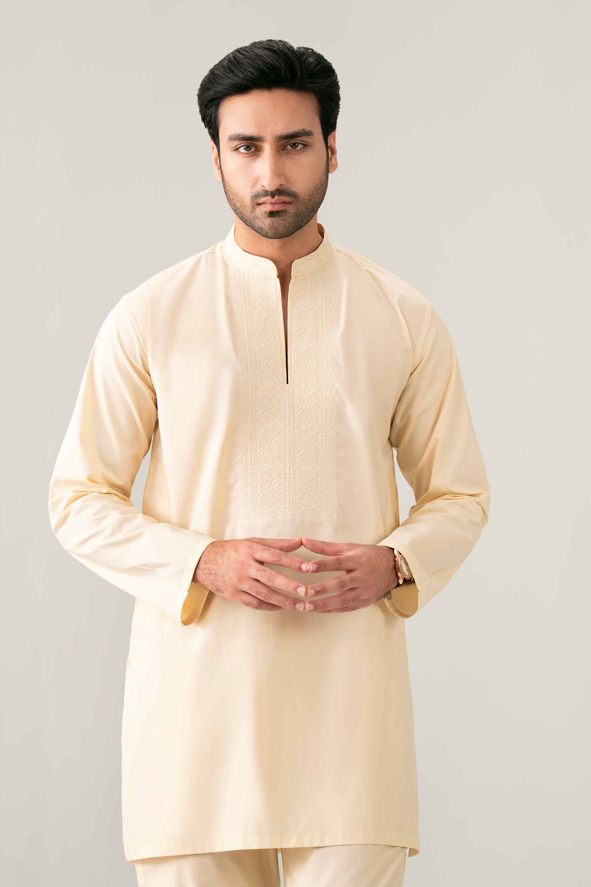 2 Piece - Embroidered Suit - NQ26-017 - Image 7
