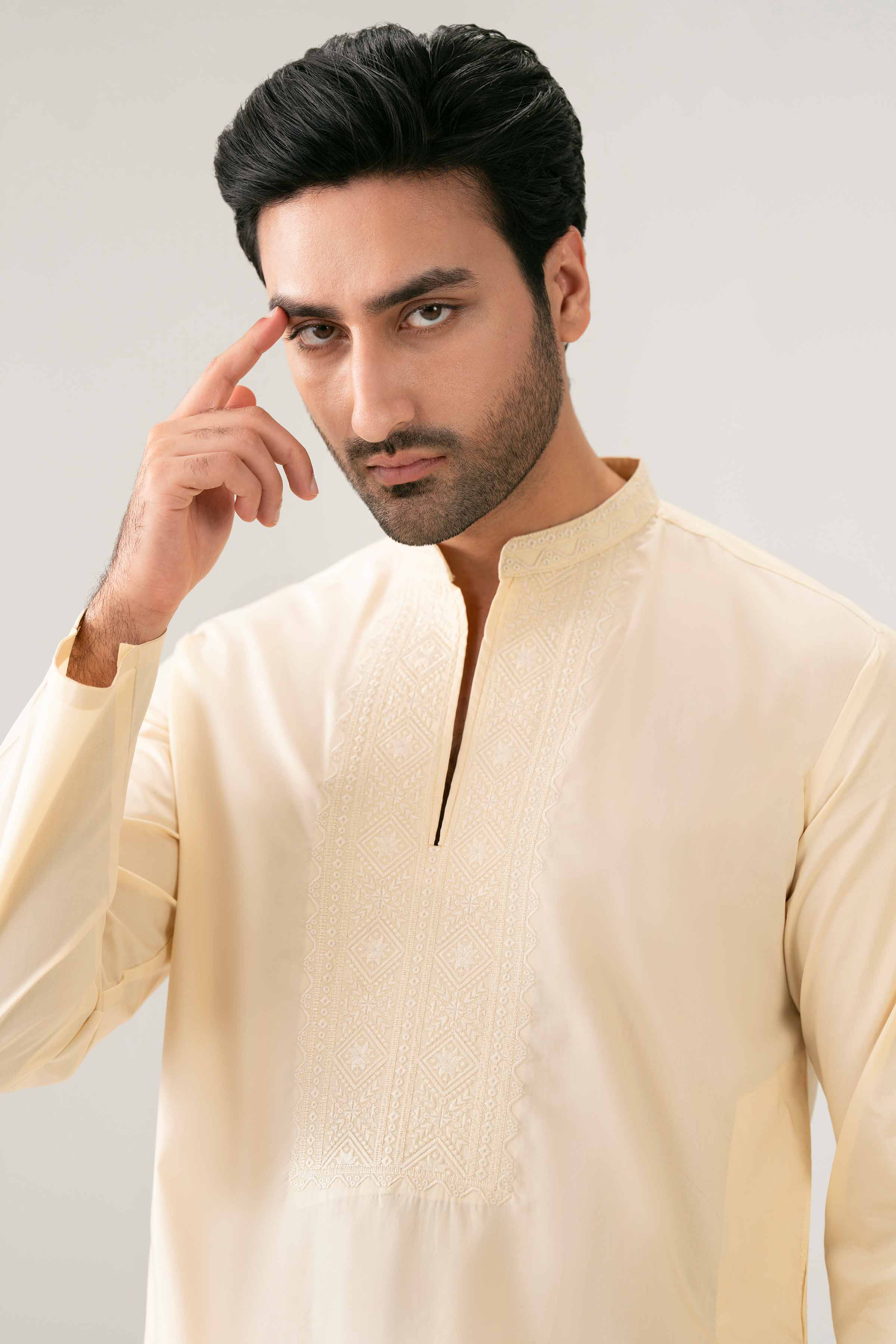 2 Piece - Embroidered Suit - NQ26-017 - Image 8