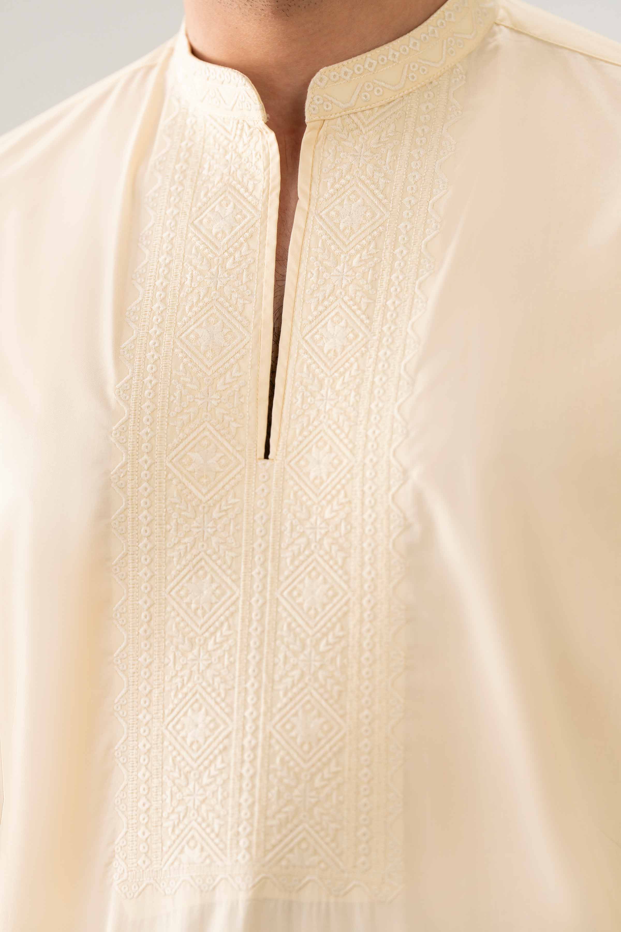 2 Piece - Embroidered Suit - NQ26-017 - Image 9