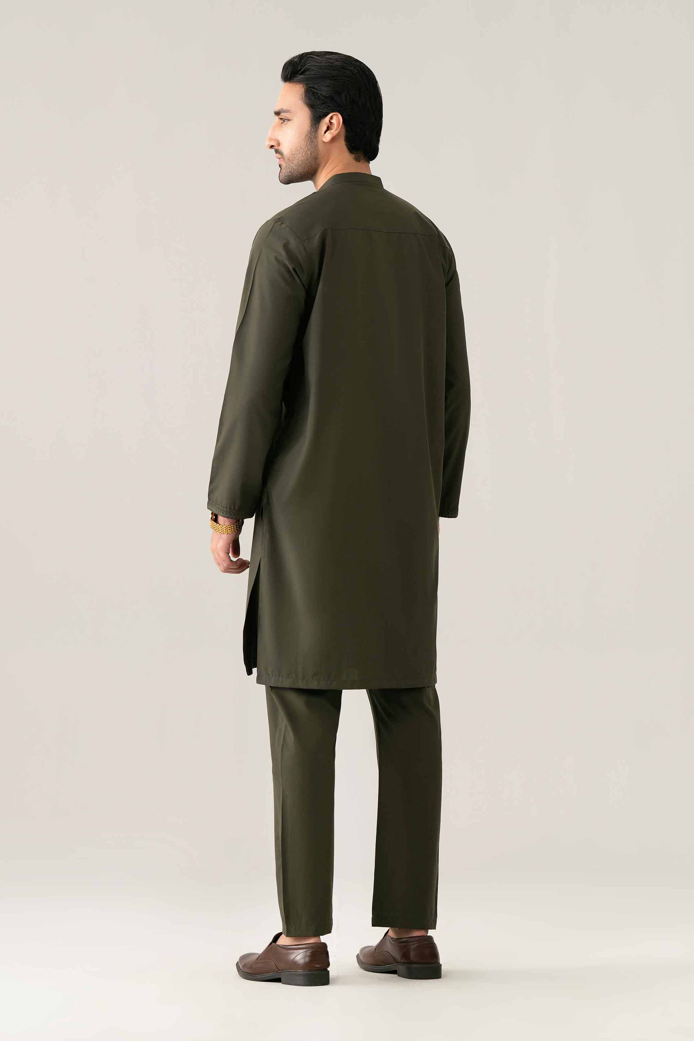 2 Piece - Embroidered Suit - NQ26-018 - Image 4