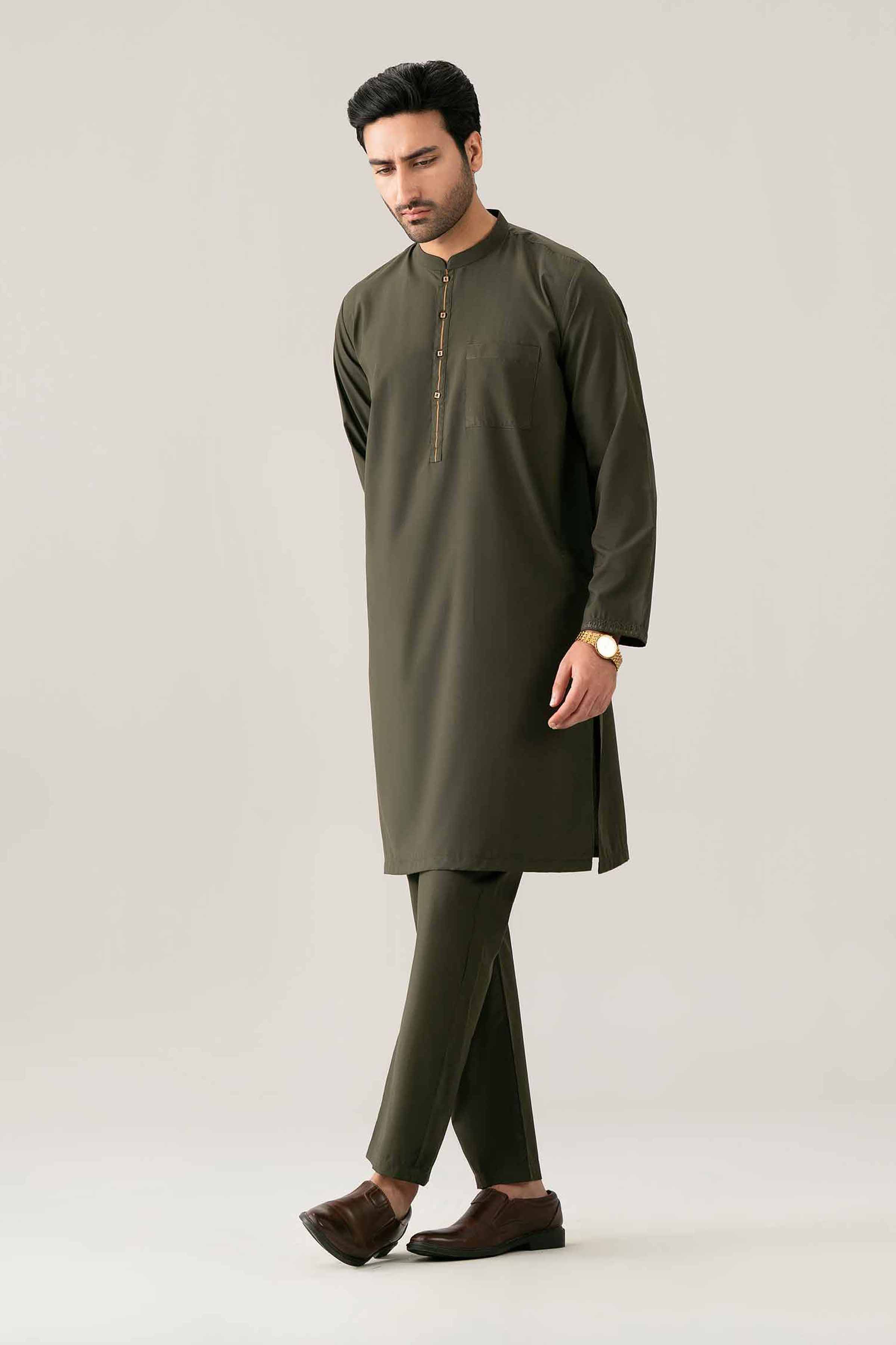 2 Piece - Embroidered Suit - NQ26-018 - Image 6