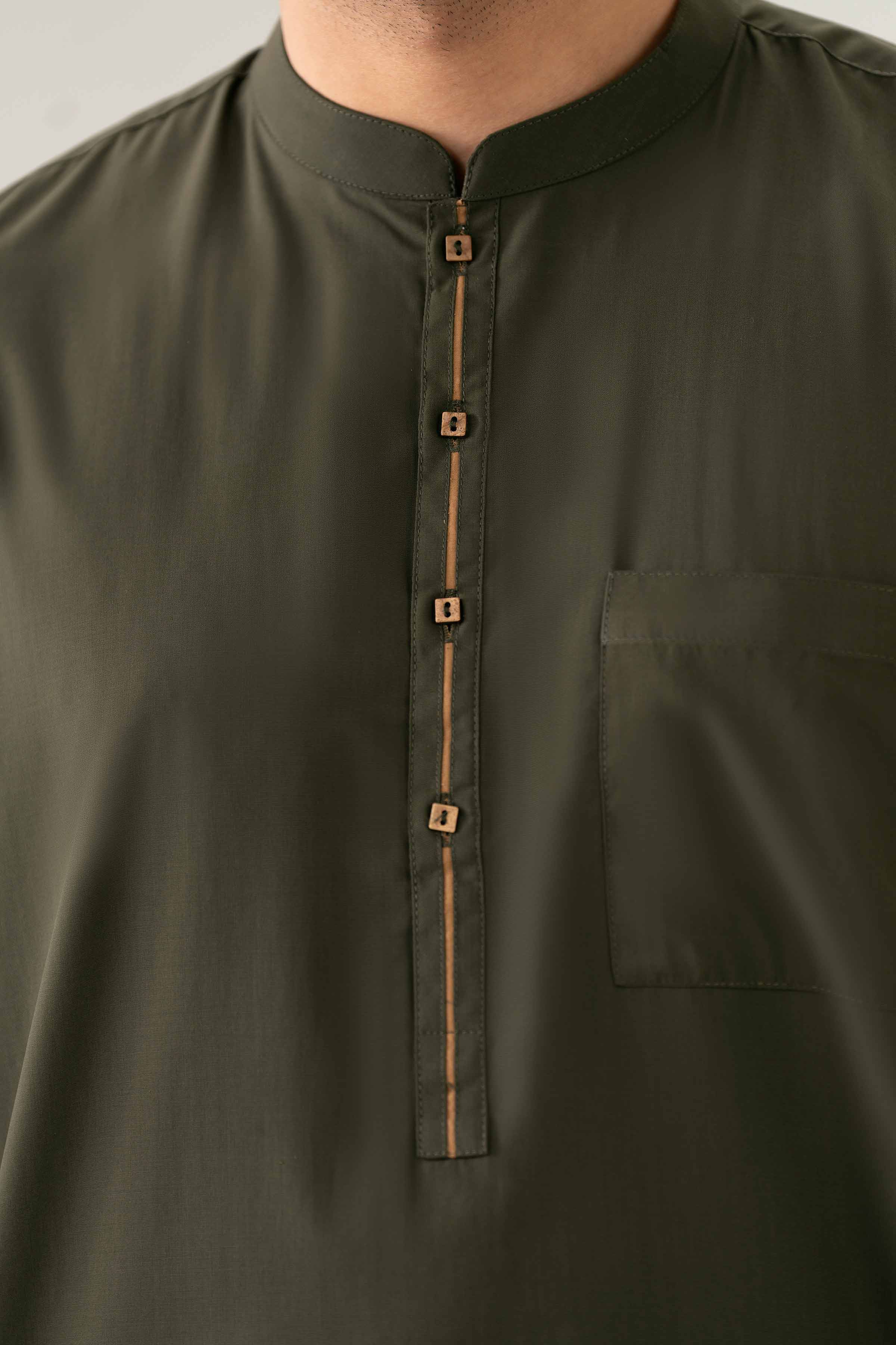 2 Piece - Embroidered Suit - NQ26-018 - Image 9