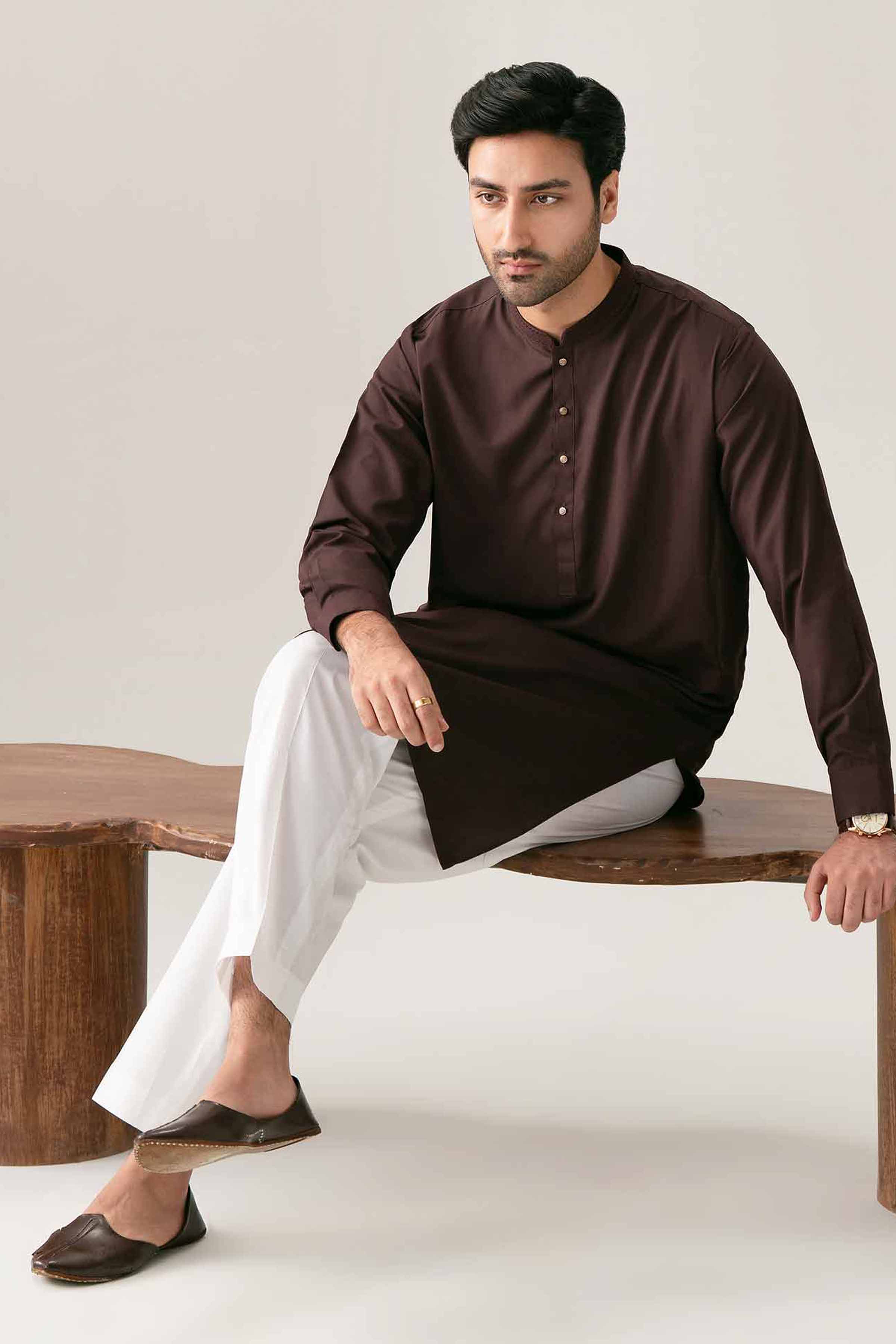 Embroidered Kurta - NQ26-022 - Image 6