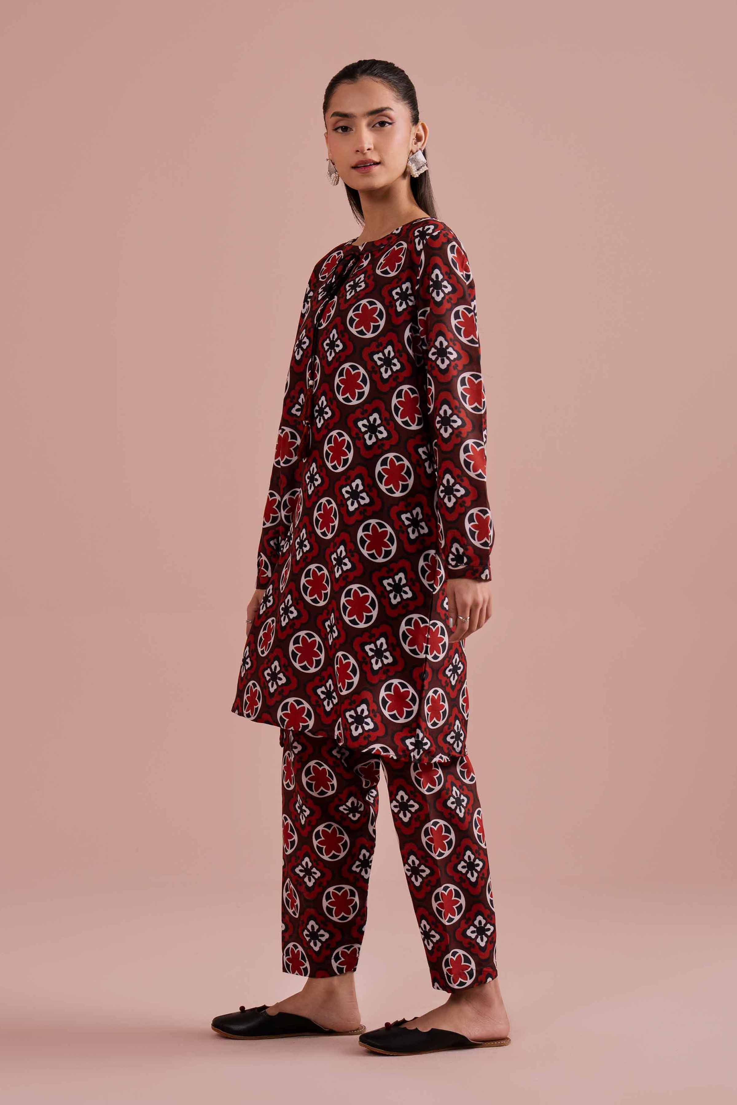 2 Piece - Printed Suit - PE26-12 - Image 4