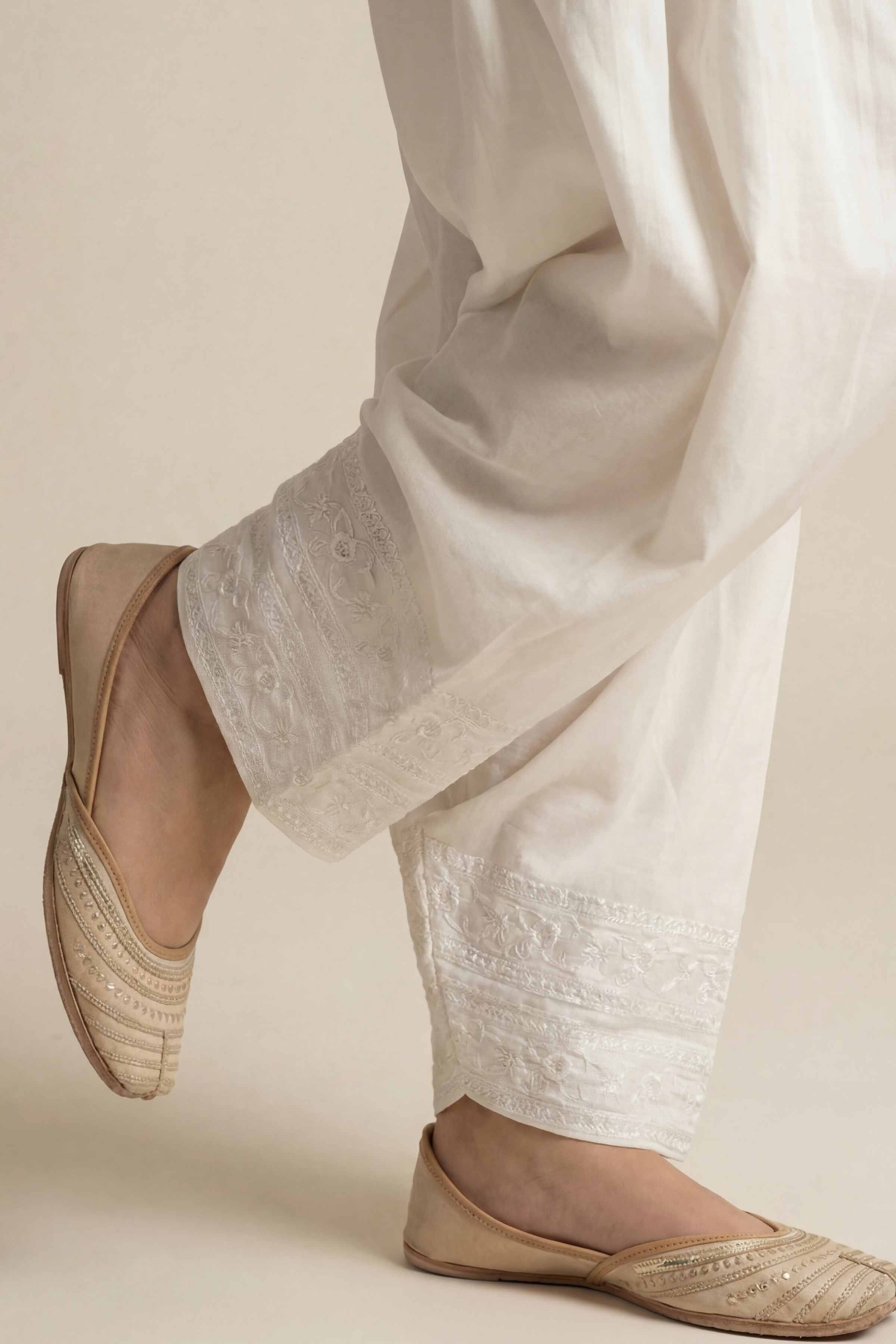 Embroidered Shalwar - PE26-645 - Image 3