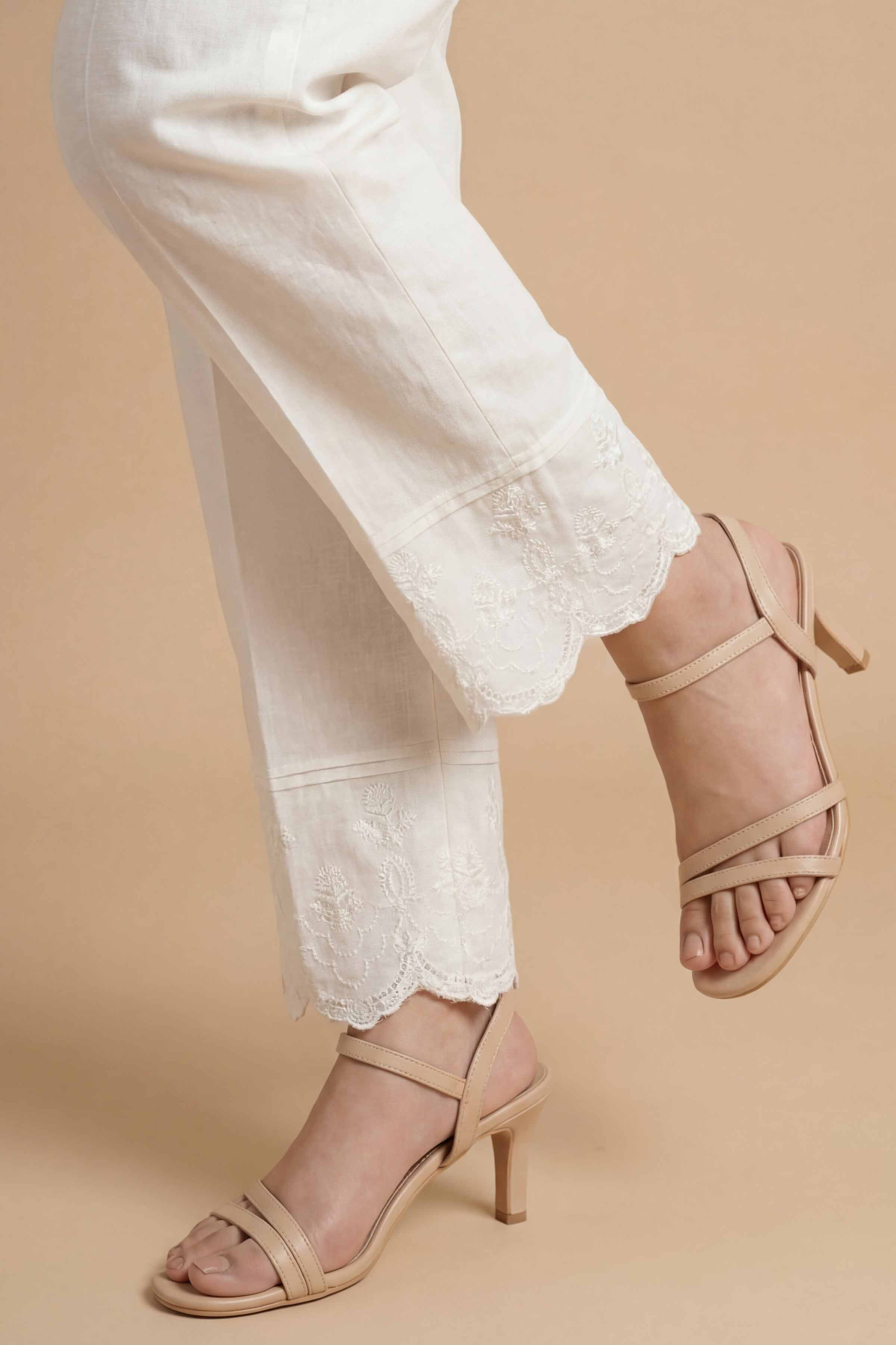 Embroidered Trousers - PE26-655 - Image 4