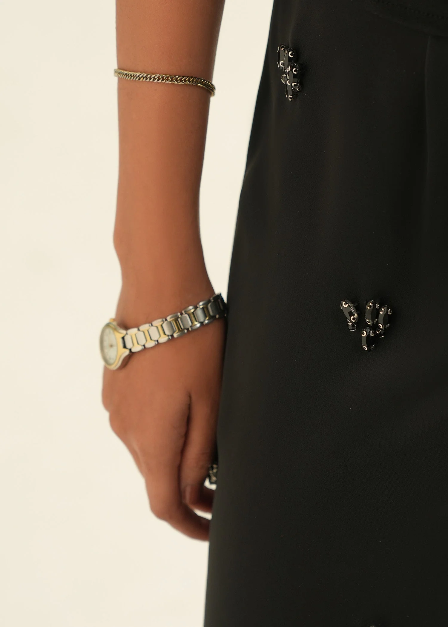 Embellished Satin Pants - KOA - Image 4